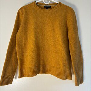 Banana Republic Earthy Yellow Long Sleeve Merino Sweater L